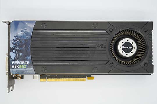 丽台Winfast GeForce GTX 960 2GB显示卡（nVIDIA GeForce GTX 960芯片）